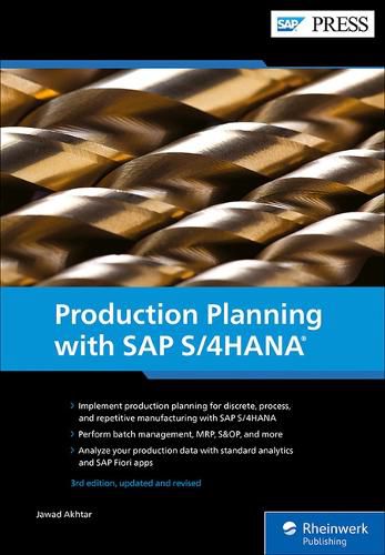 Cover image for Production Planning with SAP S/4HANA