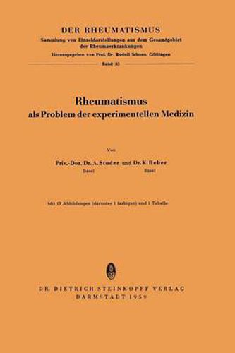 Cover image for Rheumatismus: ALS Problem Der Experimentellen Medizin