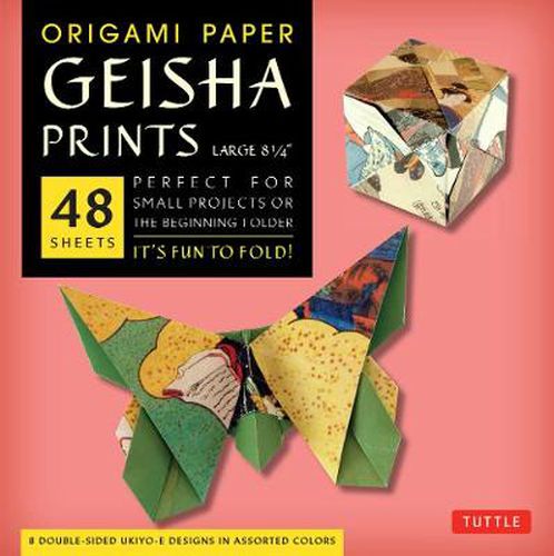 Origami Paper Geisha Prints: Large