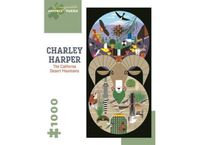 Cover image for California Desert Mountains Charley Harper Artpiece - 1000 Piece Puzzle