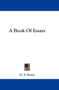 Cover image for A Book of Essays