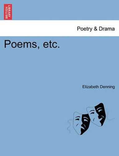 Cover image for Poems, Etc.