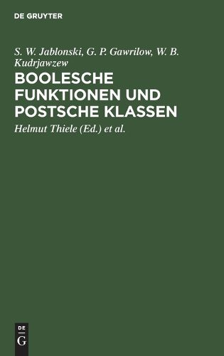 Cover image for Boolesche Funktionen und Postsche Klassen