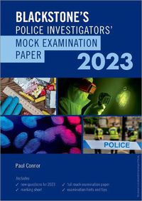 Cover image for Blackstone's Police Investigators Mock Exam 2023