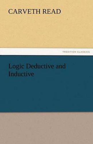 Cover image for Logic Deductive and Inductive