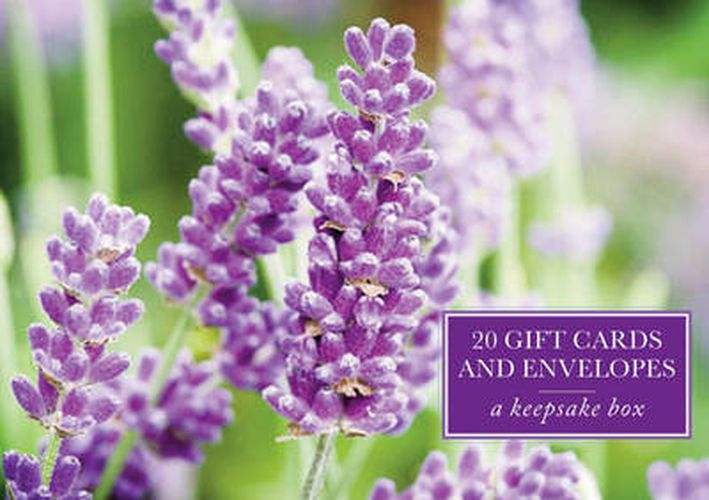 Cover image for Tin Box of 20 Gift Cards and Envelopes: Lavender