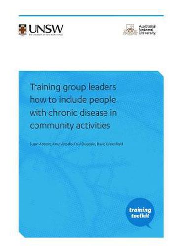 CHS Toolkit: Training group leaders how to include people with chronic disease in community activities