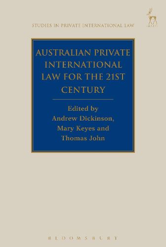 Cover image for Australian Private International Law for the 21st Century: Facing Outwards