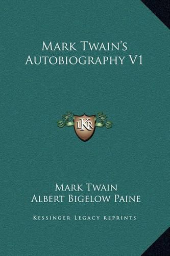 Cover image for Mark Twain's Autobiography V1