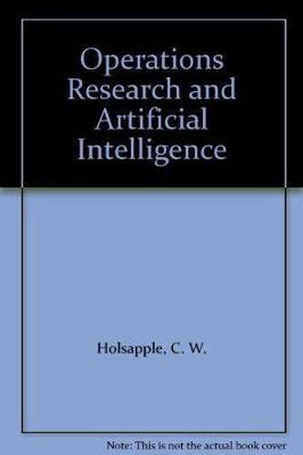 Cover image for Operations Research and Artificial Intelligence