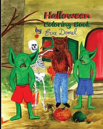 Cover image for Halloween Coloring Book by Eva Demel