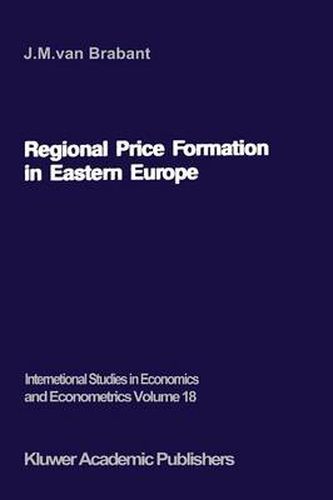 Cover image for Regional Price Formation in Eastern Europe: Theory and Practice of Trade Pricing