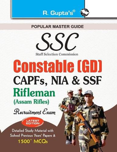 Cover image for Ssc Constable (Gd) Itbpf/Cisf/Crpf/Bsf/SSB Rifleman