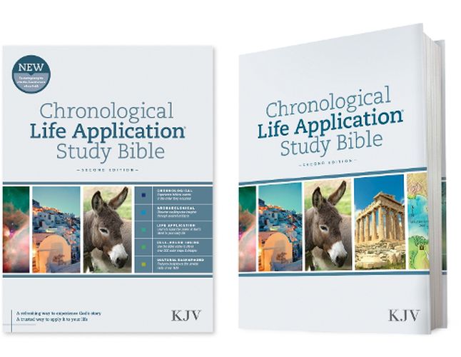 Cover image for KJV Chronological Life Application Study Bible, 2nd Edition