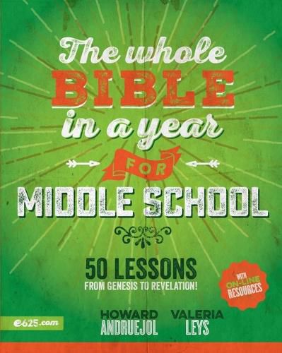 Cover image for Whole Bible in a Year for Middle School (Toda La Biblia En Un Ano Para Preadolescentes)