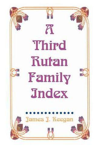 Cover image for A Third Rutan Family Index