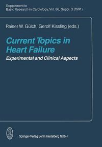 Cover image for Current Topics in Heart Failure: Experimental and Clinical Aspects