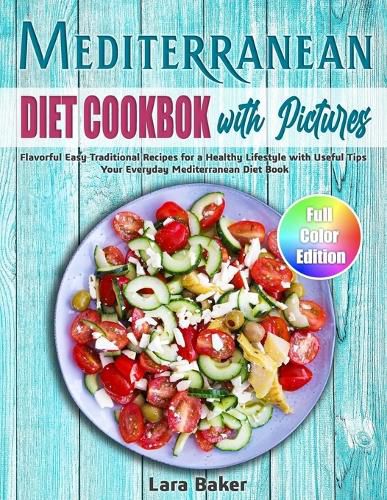 Cover image for Mediterranean Diet Cookbook with Pictures