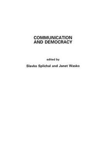 Cover image for Communication and Democracy