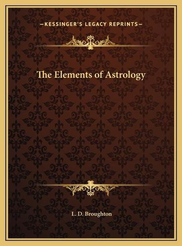 Cover image for The Elements of Astrology