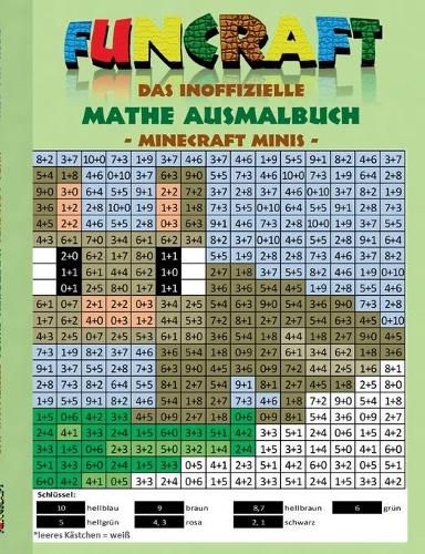 Funcraft - Das inoffizielle Mathe Ausmalbuch: Minecraft Minis (Cover Hase)