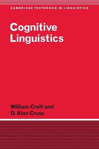 Cover image for Cognitive Linguistics