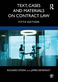 Cover image for Text, Cases and Materials on Contract Law