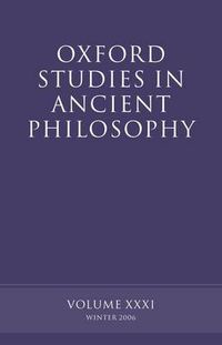 Cover image for Oxford Studies in Ancient Philosophy