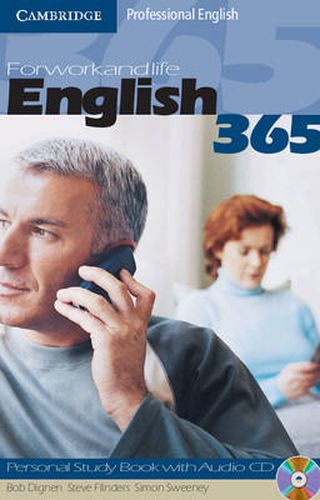 Cover image for English365 1 Personal Study Book with Audio CD: For Work and Life