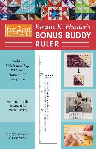 Cover image for fast2cut (R) Bonnie K. Hunter's Bonus Buddy Ruler