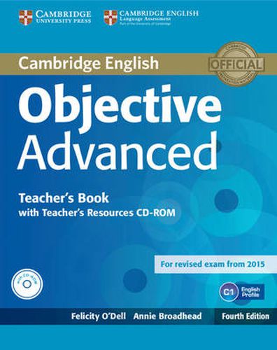 Cover image for Objective Advanced Teacher's Book with Teacher's Resources CD-ROM