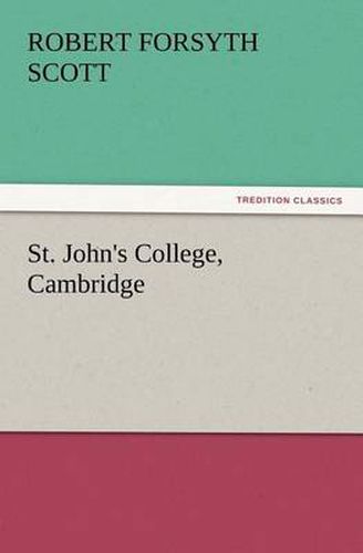 Cover image for St. John's College, Cambridge