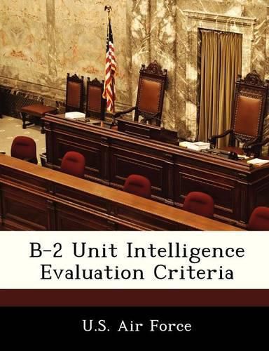 Cover image for B-2 Unit Intelligence Evaluation Criteria