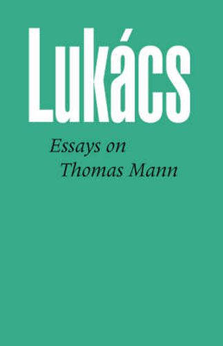 Cover image for Essays on Thomas Mann