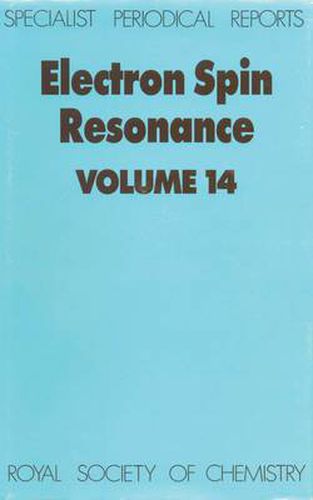 Electron Spin Resonance: Volume 14