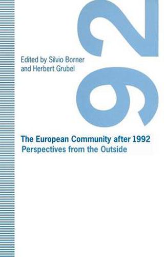 Cover image for The European Community after 1992: Perspectives from the Outside