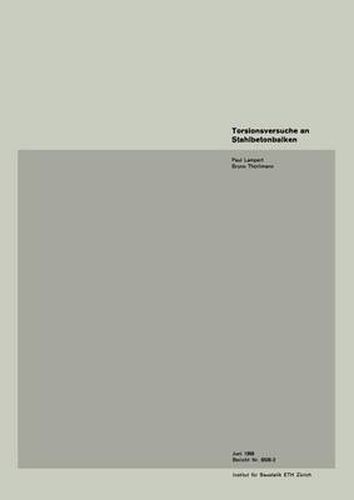 Cover image for Torsionsversuche an Stahlbetonbalken