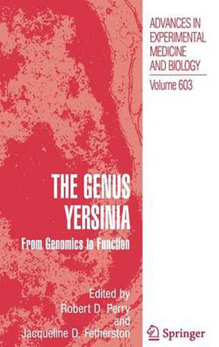 Cover image for The Genus Yersinia:: From Genomics to Function