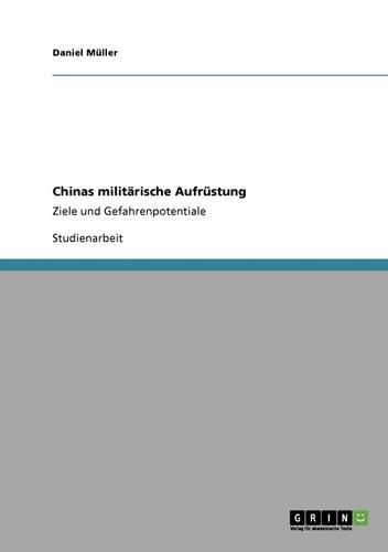Cover image for Chinas Militarische Aufrustung