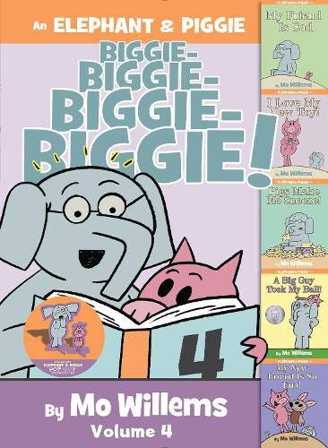 Cover image for An Elephant & Piggie Biggie! Volume 4