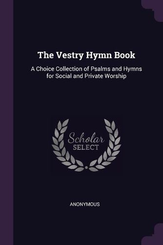 Cover image for The Vestry Hymn Book
