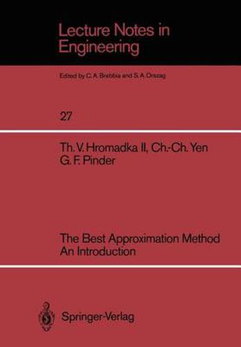 Cover image for The Best Approximation Method An Introduction