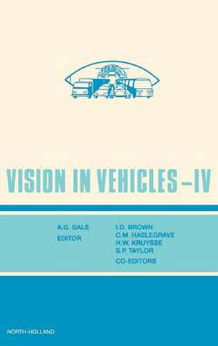 Cover image for Vision in Vehicles IV