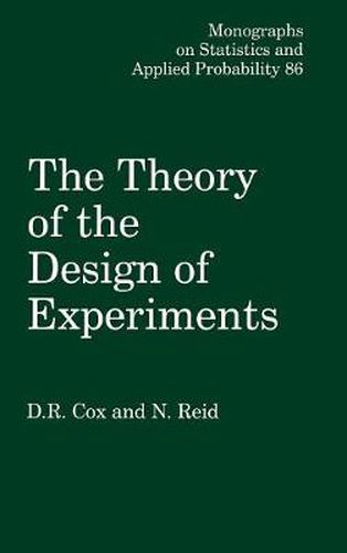 Cover image for The Theory of the Design of Experiments