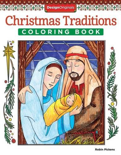 Christmas Traditions Coloring Book