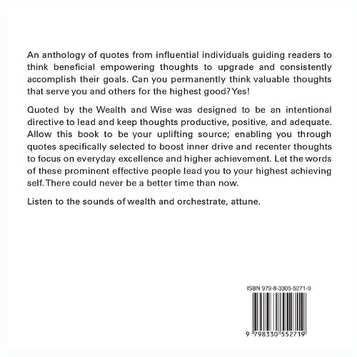 Cover image for Quoted by the Wealth and Wise