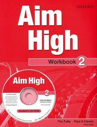 Cover image for Aim High Level 2 Workbook & CD-ROM: A new secondary course which helps students become successful, independent language learners