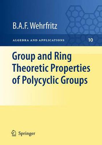 Cover image for Group and Ring Theoretic Properties of Polycyclic Groups