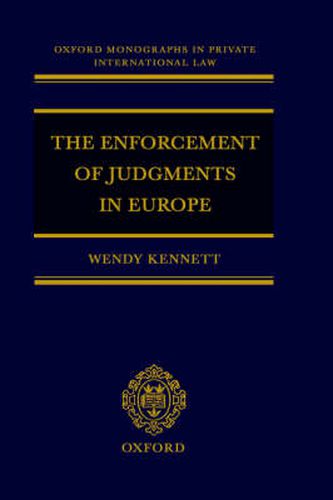 Cover image for The Enforcement of Judgments in Europe