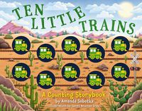 Cover image for Ten Little Trains